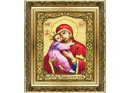 Набор для вышивания Чарiвна Мить 255 "Икона Божья Матерь Владимирская"