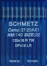 Иглы для промышленных машин Schmetz DPx16 LR №140