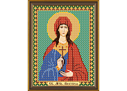 Канва/ткань с рисунком Нова Слобода БИС 5113 "Св. Мч. Виктория"