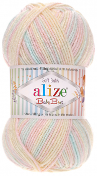 Пряжа Alize Baby Best Batik №6655