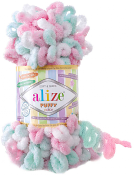 Пряжа Alize Puffy Color №6052