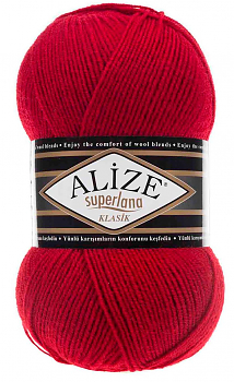 Пряжа Alize Superlana klasik №56