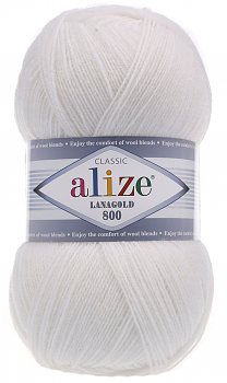 Пряжа Alize Lanagold 800 №55