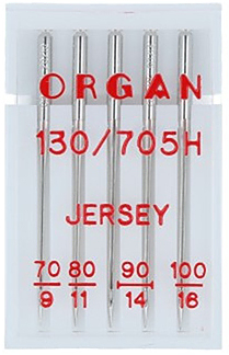 Иглы для швейных машин Organ №70-100 для джерси