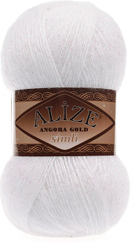 Пряжа Alize Angora Gold Simli №055