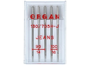 Иглы для швейных машин Organ №90-100 для джинсы