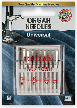 Иглы для швейных машин Organ №70-100 10 шт. в блистере