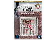 Иглы для швейных машин Organ №75-90 для эластичных тканей 10 шт. в блистере