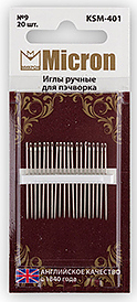Иглы для ручного шитья Micron KSM-401