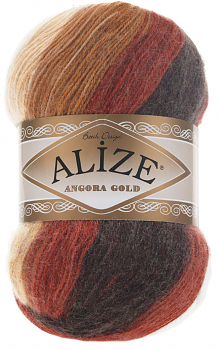 Пряжа Alize Angora Gold Batik №2626