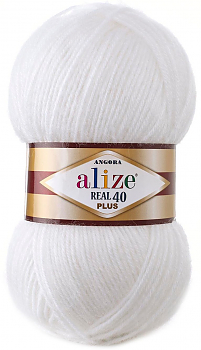 Пряжа Alize Angora Real 40 Plus №55