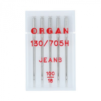 Иглы для ручного шитья Organ №100 для джинсы 5524100