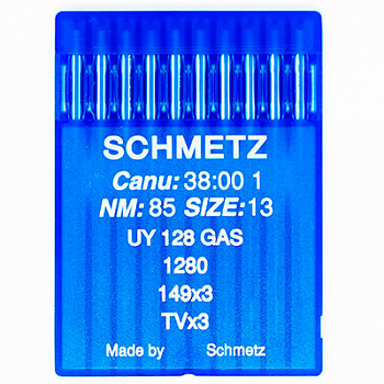 Иглы для промышленных машин Schmetz UY 128 GAS №85