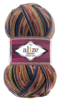 Пряжа Alize Superwash Comfort Socks №2701