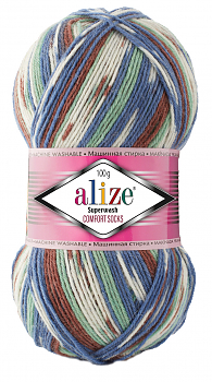 Пряжа Alize Superwash Comfort Socks №7653