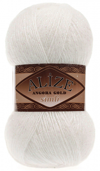 Пряжа Alize Angora Gold Simli №450