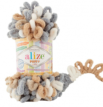 Пряжа Alize Puffy Color №6395