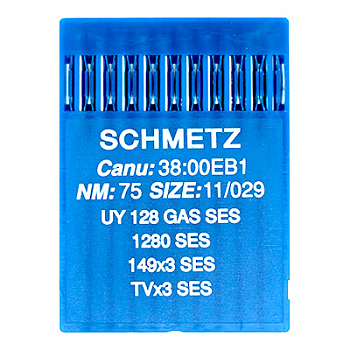 Иглы для промышленных машин Schmetz UY-128 GAS SES №75