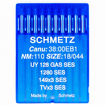 Иглы для промышленных машин Schmetz UY-128 GAS SES №110