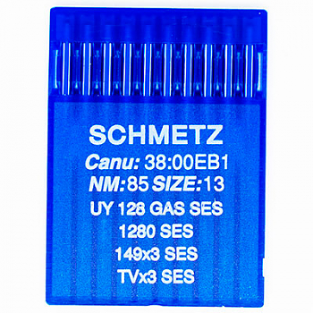 Иглы для промышленных машин Schmetz UY-128 GAS SES №85