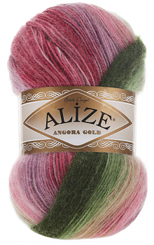 Пряжа Alize Angora Gold Batik №2527