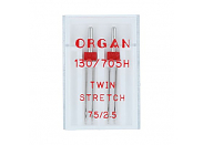 Иглы для швейных машин Organ 75/2.5 двойные 5102056