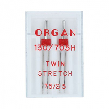 Иглы для швейных машин Organ 75/2.5 двойные 5102056