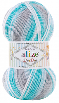 Пряжа Alize Baby Best Batik №7264