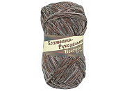 Пряжа Хозяюшка-рукодельница Носочная добавка Коричневая