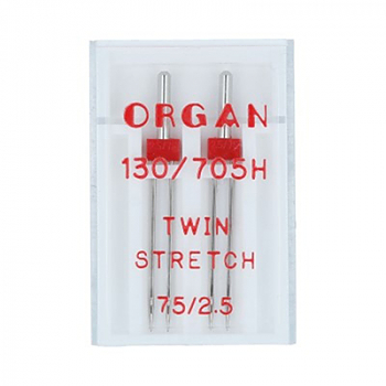 Иглы для швейных машин Organ 70/1.4 двойные 5102040