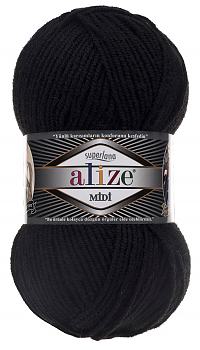 Пряжа Alize Superlana Midi №060